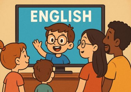 آموزش زبان با کارتون