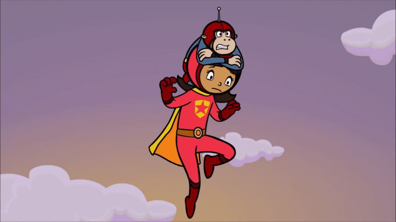 کارتون WordGirl  دختر واژه
